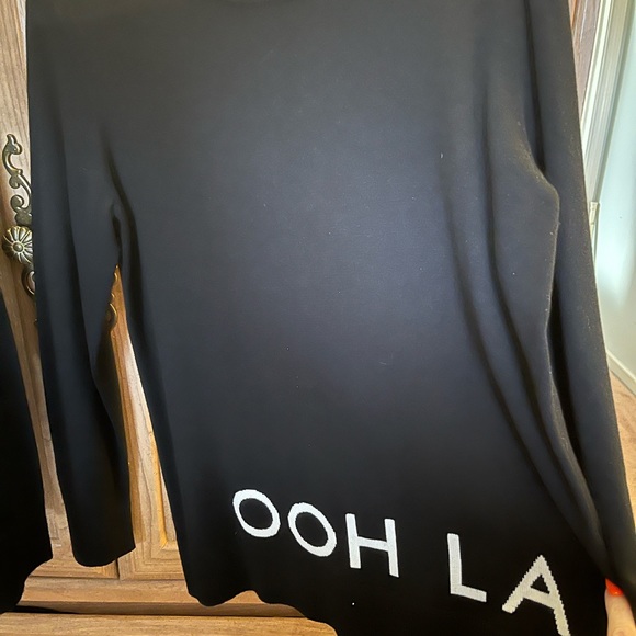 Kate spade Ooh La La Black Sweater Size Small - Picture 2 of 6